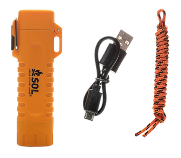 Survive Outdoors Longer Fire Lite Fuel Free Lighter Orange