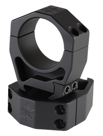 Seekins Precision Scope Rings 35mm 1.00" High Matte Black Picatinny