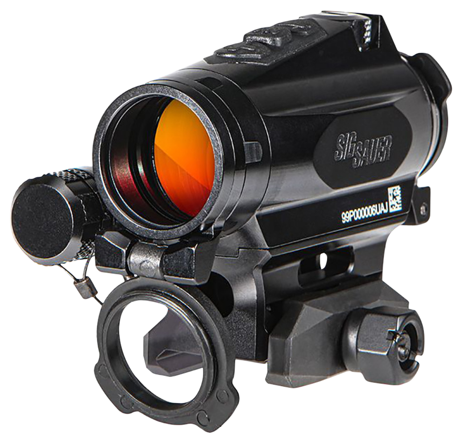 Sig Sauer Electro-Optics Romeo4XT-Pro 1x20mm Red Dot Sight 2 MOA Red Ballistic Circle Dot Multi-Reticle - Black