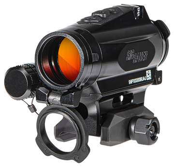 Sig Sauer Electro-Optics Romeo4XT-Pro 1x20mm Red Dot Sight 2 MOA Red Ballistic Circle Dot Multi-Reticle - Black