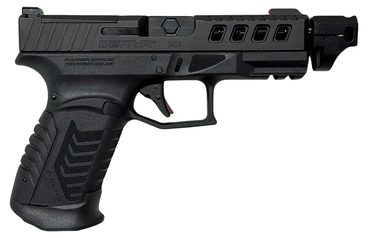 Derya Firearms DY9 Comp 9mm Luger 4.64" 15+1 Semi-Auto Pistol