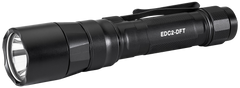 Surefire EDC2-DFT Everyday Carry Series 25/600/700 Lumens Dual-Fuel LED Flashlight - Black Anodized