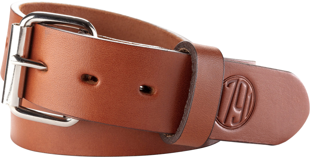 1791 Gunleather BLT-01 Gun Belt Classic Brown Leather 46/50 1.50" Buckle