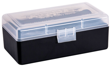 Berrys 61687 Ammo Box 38 Special,357 Mag 50rd Clear Lid w/Black Bottom