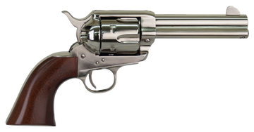 Cimarron Pistolero 38 Special/357 Mag 4.75" 6-Shot SAO Revolver - Nickel