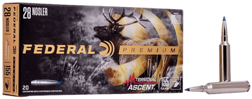 Federal Premium 28 Nosler 155gr Terminal Ascent 20 Rd - Box or Case
