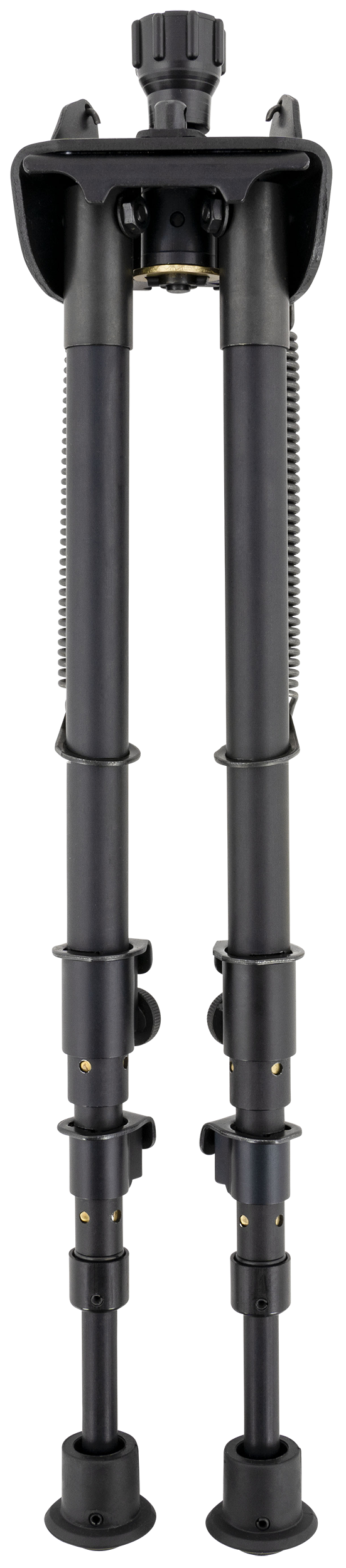 Harris S-25CP Swivel 25C Picatinny Bipod 13.5-27" Rubber Feet - Black Steel/Aluminum