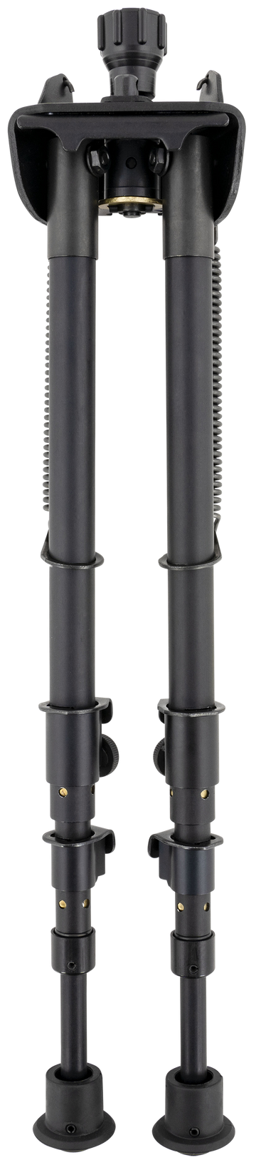 Harris S-25CP Swivel 25C Picatinny Bipod 13.5-27" Rubber Feet - Black Steel/Aluminum