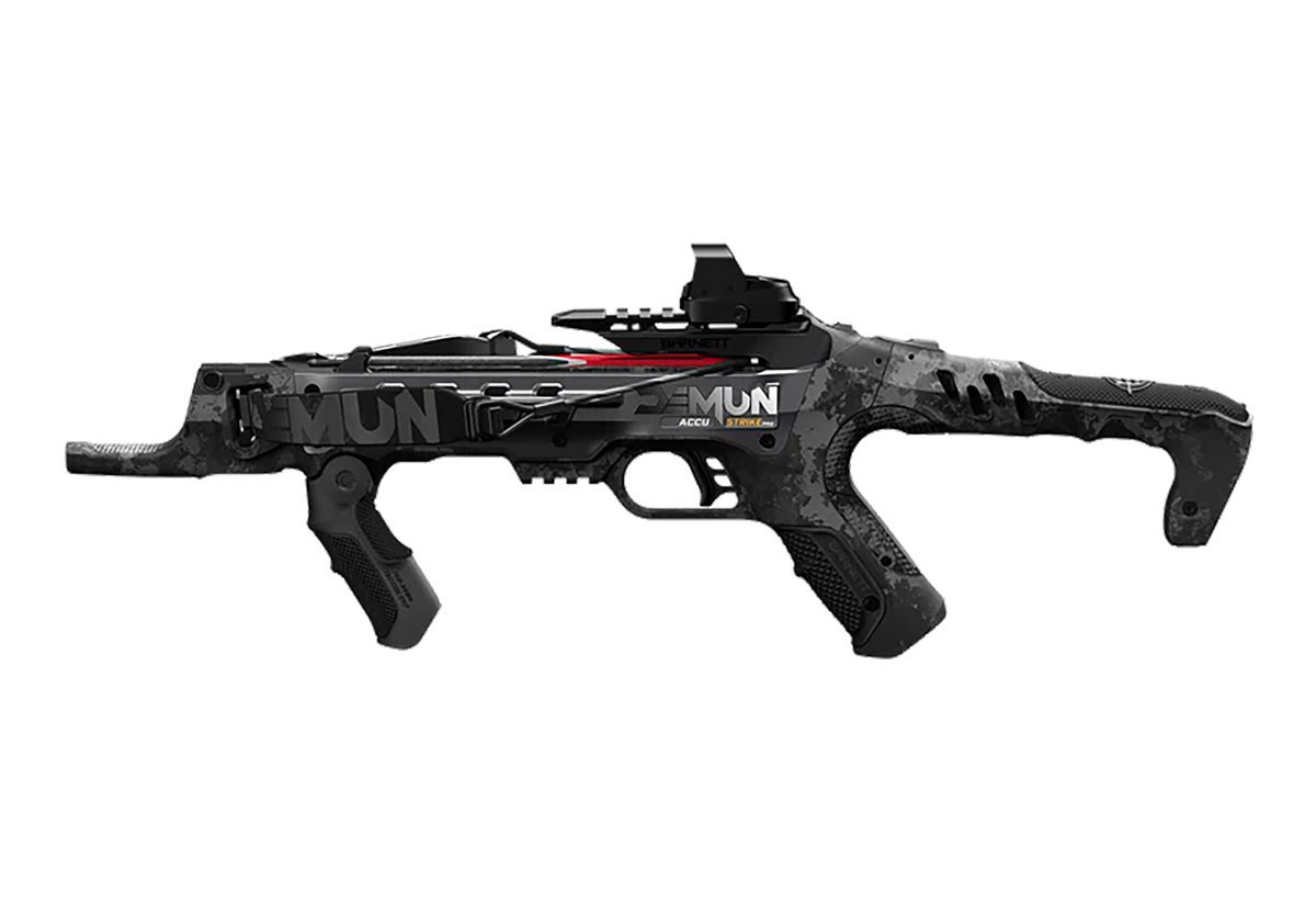 Barnett Demun AccuStrike Pro Pistol Crossbow 210 FPS 80 lb Draw - Black