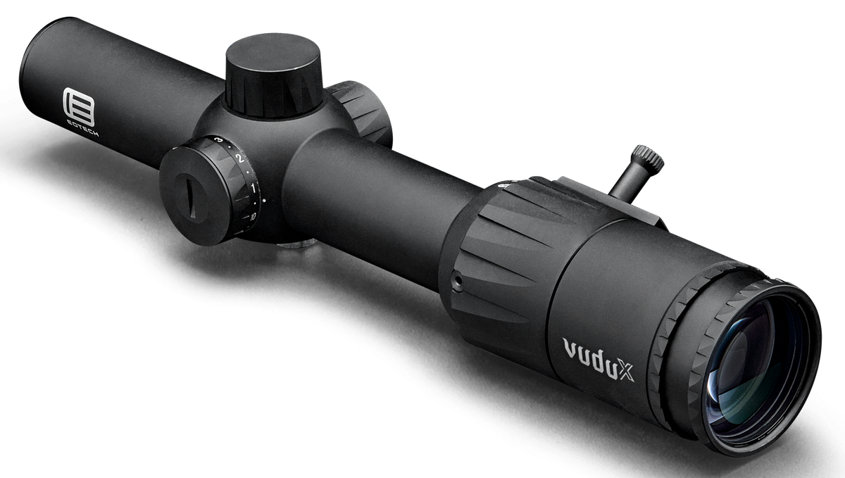 Eotech Vudu 1-6x24mm 30mm Tube SFP Illuminated DP1 Reticle Rifle Scope - Matte Black
