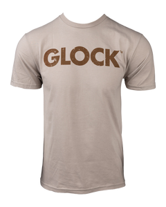 Glock Caliber Tee Small Tan T-Shirt