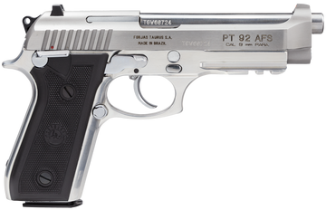 Taurus 92 9mm Luger 5" 17+1 DA/SA Semi-Auto Pistol - Serrated Frame - Matte Stainless