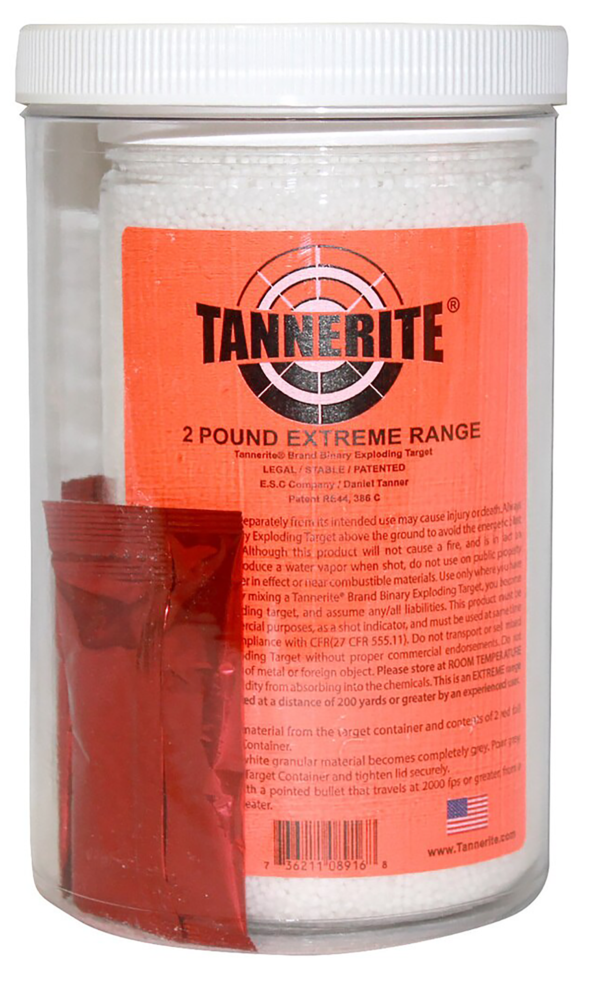 Tannerite 2ET 2 lb Exploding Binary Target - 6 Per Case