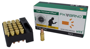 FK Brno US F5 7.5 FK 95gr Copper Hollow Point 50-Rd Handgun Ammo - Box or Case
