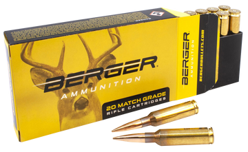 Berger Bullets Target Rifle 6.5 Creedmoor 156 gr Hybrid - Box or Case