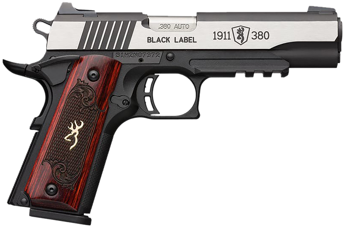 Browning 1911-380 Black Label Medallion Pro Compact 380 ACP 3.63" 8+1 Semi-Auto Pistol