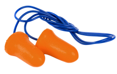 Walkers Game Ear Corded Foam Ear Plugs 32 dB NRR In The Ear Orange/Blue - 50 Pair