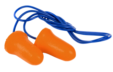 Walkers Game Ear Corded Foam Ear Plugs 32 dB NRR In The Ear Orange/Blue - 50 Pair