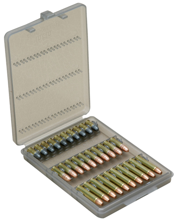 MTM Case-Gard Ammo-Wallet 22 LR / 17 HMR / 17 Mach 2 Clear Smoke Polypropylene 30-Rd