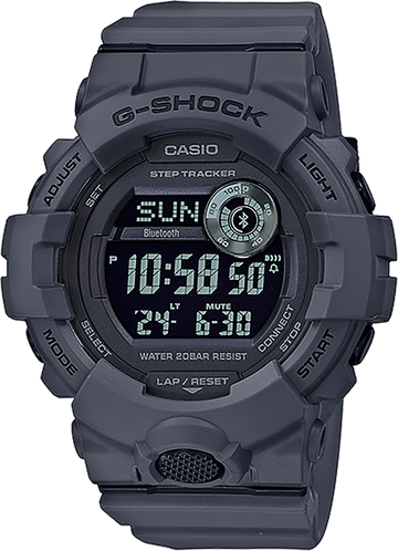 G-Shock GBD800UC-8 Bluetooth Step Tracker Grey Resin Watch