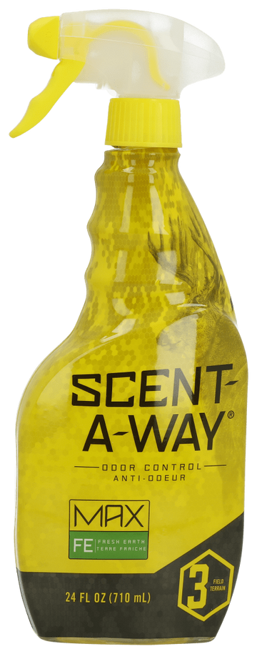 Scent-A-Way Max Field Spray Odor Eliminator 24 oz Trigger Spray - Earth Scent