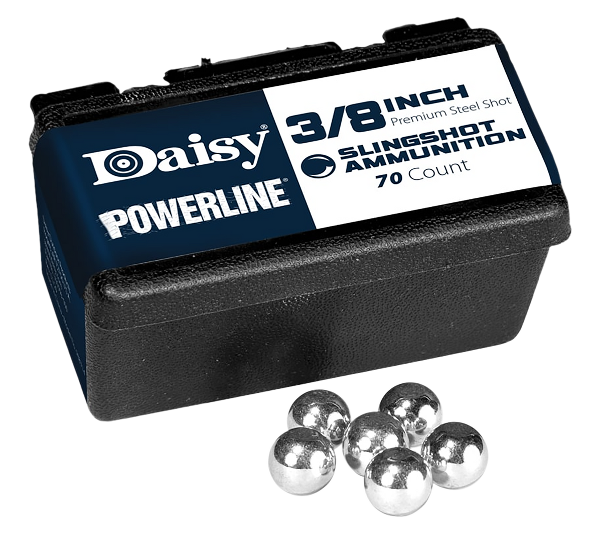 Daisy 8183 Powerline Premium 3/8" Steel Slingshot Ammo 70/Box