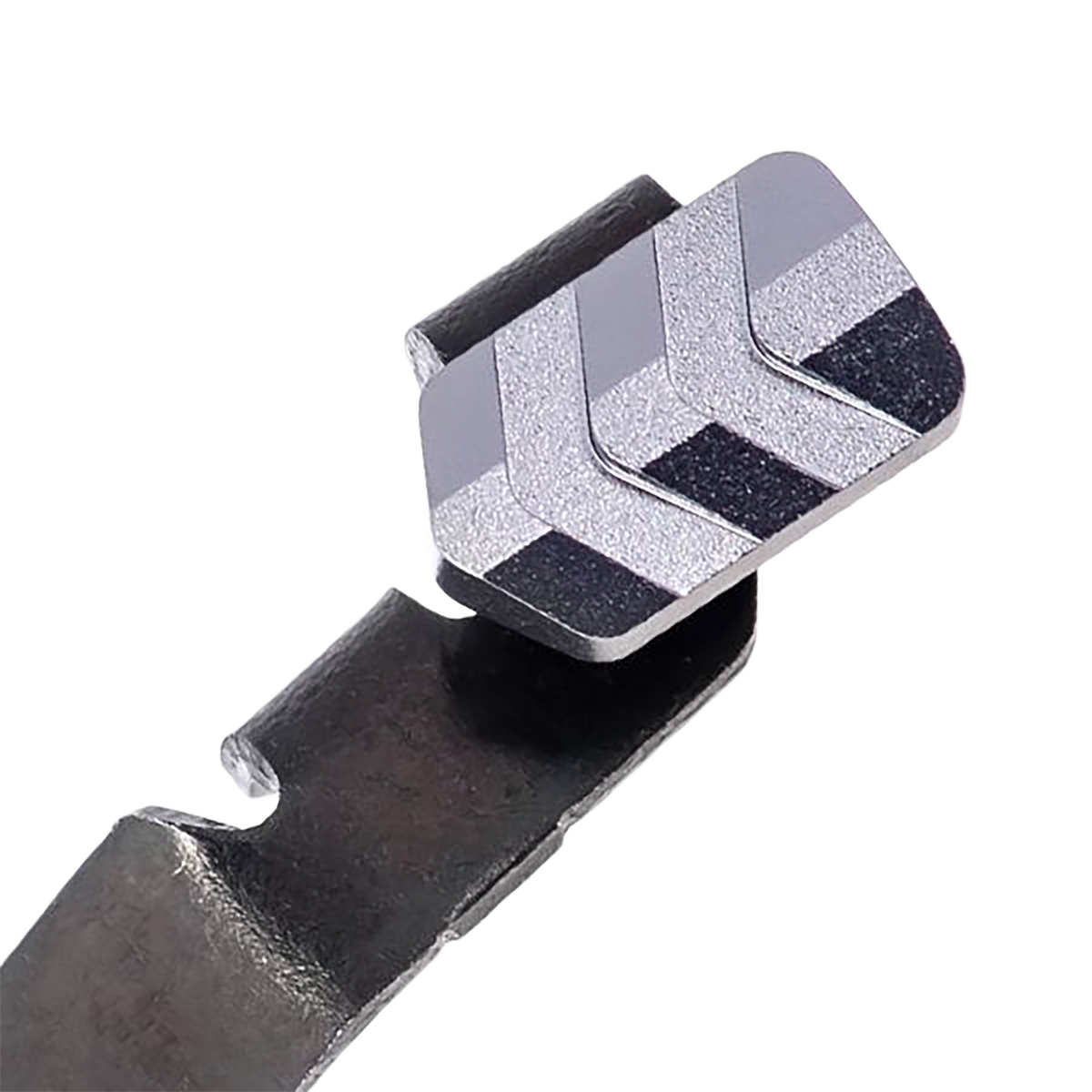 Tyrant CNC Extended Slide Release 9mm Glock 42/43/43X/48 6061 Aluminum - Gray