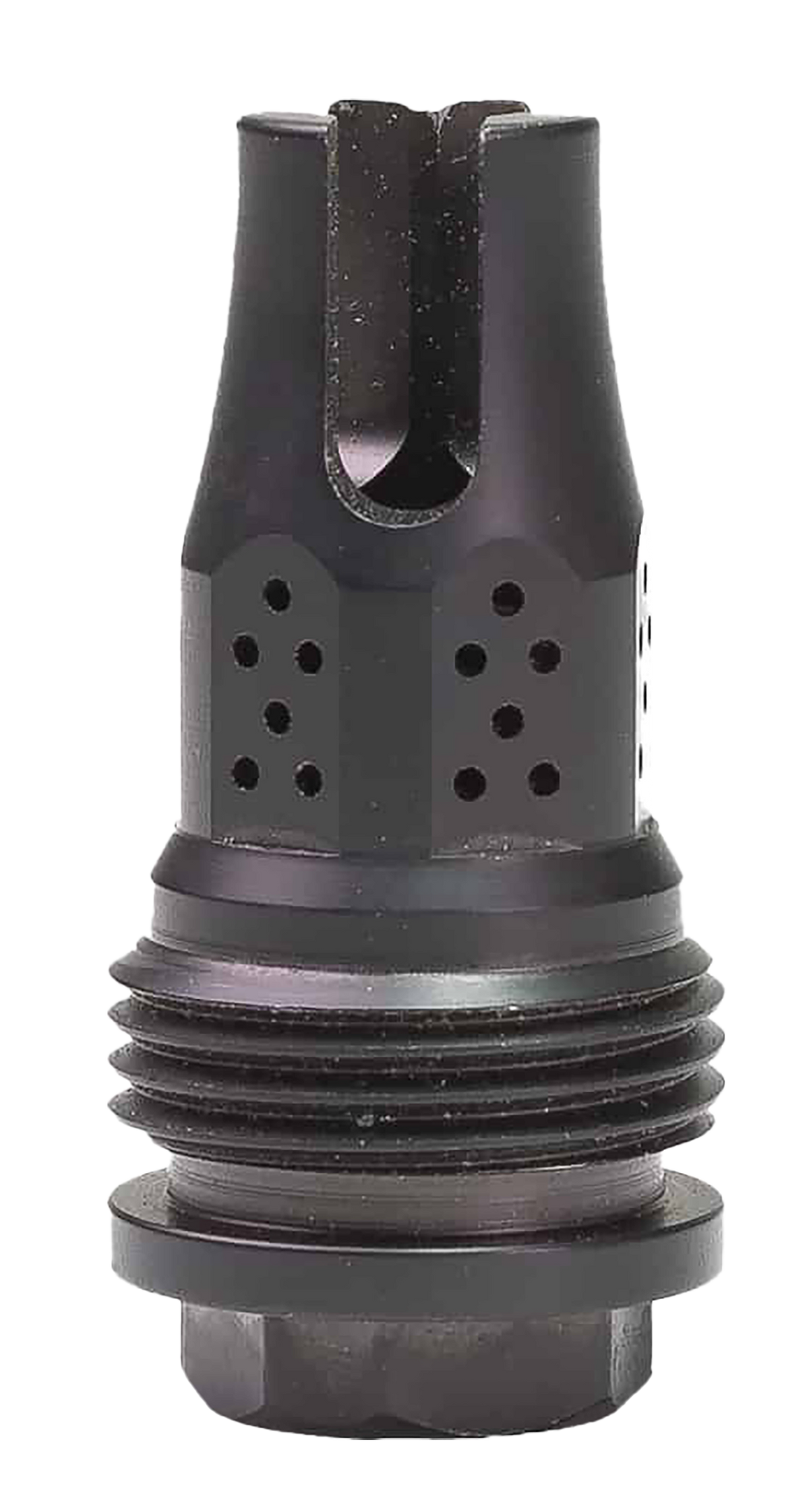 JK Armament HD War Eagle Compensator/Flash Hider 9mm 1/2x28 - Black Nitride Stainless
