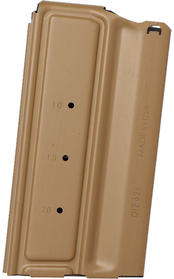 Sig Sauer MCX-Spear 20-Rd Double Stack Magazine 277 Sig Fury / 6.8x51mm / 6.5 Creedmoor / 7.62 NATO Coyote Tan Steel