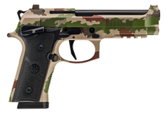 Beretta 92XI SAO 9mm Luger 4.7" 18+1 Pistol - Vegetato Camo