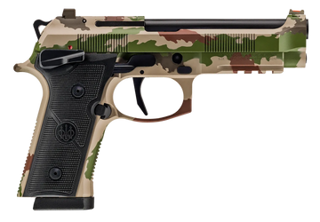 Beretta 92XI SAO 9mm Luger 4.7" 18+1 Pistol - Vegetato Camo