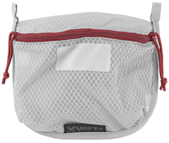 Vertx Overflow Medium Pouch 5" x 7.25" Nylon Mesh White/Red