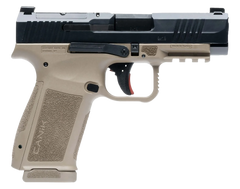Canik Mete MC9LS 9mm Luger 3.64" 17+1 Semi-Auto Pistol - FDE/Black