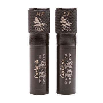 Carlsons Delta Waterfowl 20 Gauge Beretta/Benelli Mobil Mid-Range/Long-Range 17-4 Stainless Steel Black Choke Tube - 2 Pack