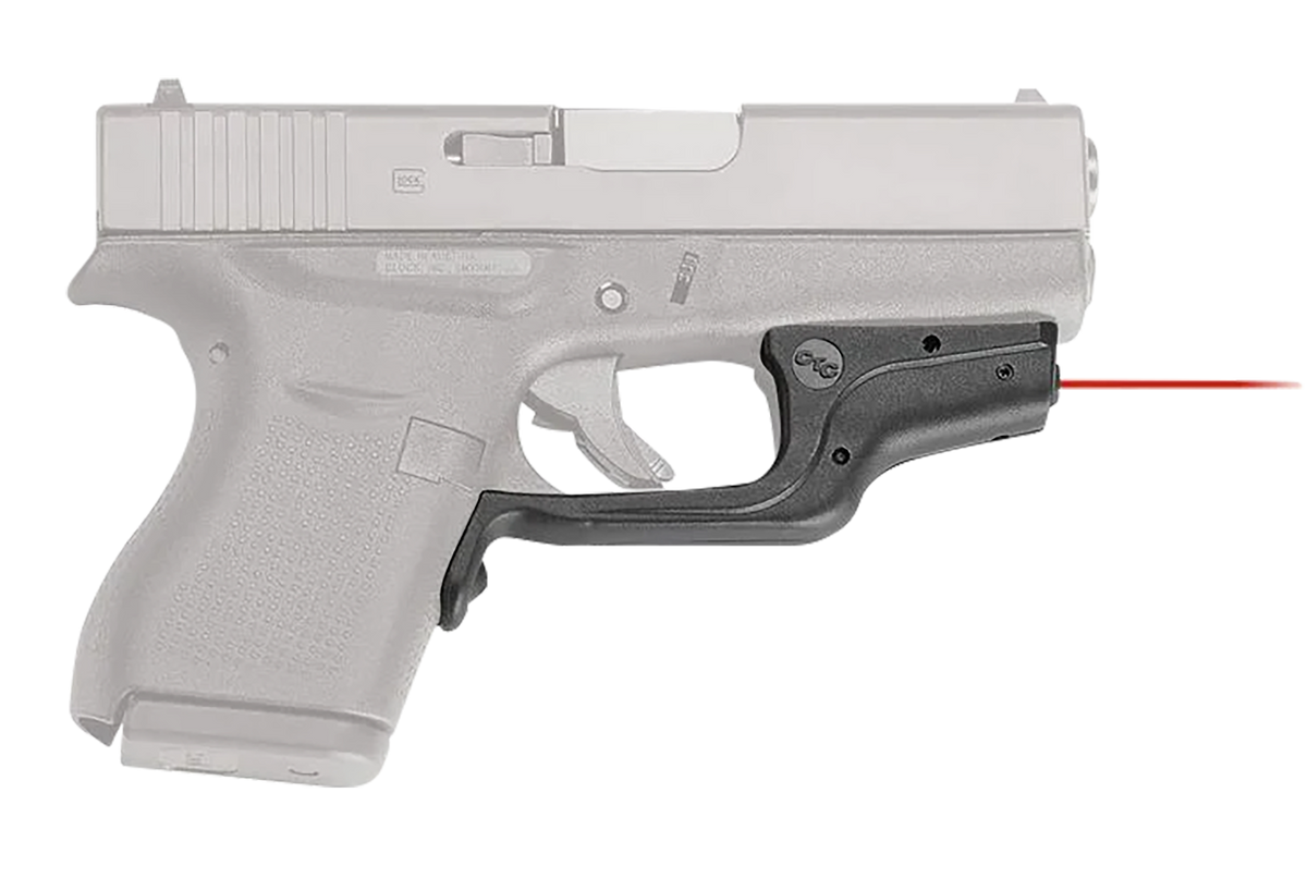 Crimson Trace LG-443 Laserguard Red Laser Sight for Glock 42/43/43X/48 - Black Polymer