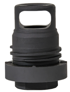 Yankee Hill Mini Phantom 30 Cal 5/8x24 Q.D. Muzzle Brake - Black Melonite Steel 1.60"