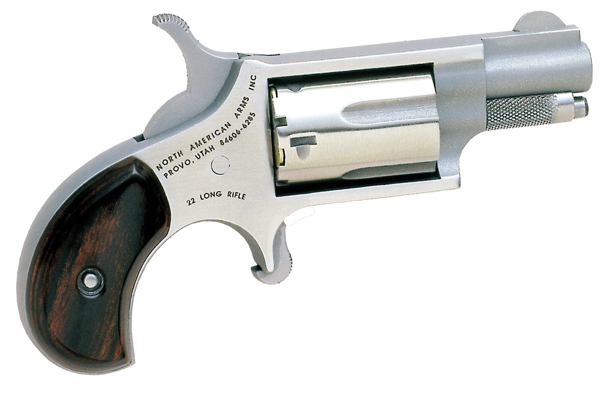 North American Arms 22LR Mini-Revolver 22 LR 1.13" 5-Shot SAO Exposed Hammer - *CA Compliant