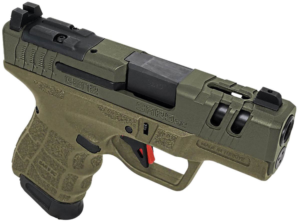 SAR USA SAR9 SC Gen2 9mm Luger 3.30" 15+1 Semi-Auto Pistol - OD Green