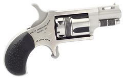 NAA Wasp 22 LR 1.13" 5-Shot SAO Mini-Revolver - Black Pebbled Rubber Grip