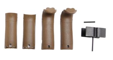 Glock 30870 Backstrap/Beavertail Set Dark Earth Polymer - Glock 19/23/32 Gen 4/5