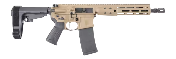 LWRC IC-DI Individual Carbine 5.56 NATO 10.5" 30+1 Semi-Auto Pistol - FDE