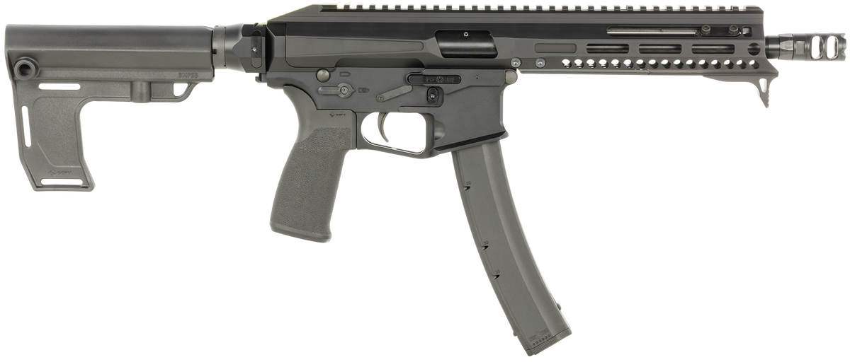 Patriot Ordnance Factory 2125 Phoenix 9mm Luger 8" 35+1 Semi-Auto Pistol - Black Anodized
