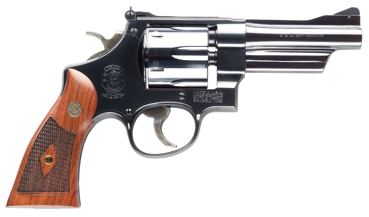 Smith & Wesson Model 27 Classic 357 Mag / 38 S&W Spl +P 4" 6rd Blued Carbon Steel Revolver - CA Compliant