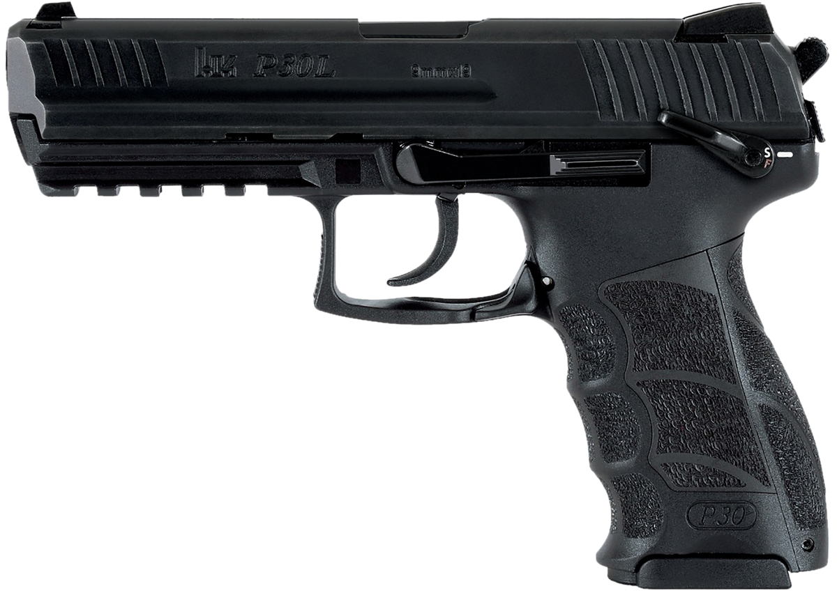 HK P30L V3 9mm Luger 4.45" 17+1/20+1 DA/SA Semi-Auto Pistol