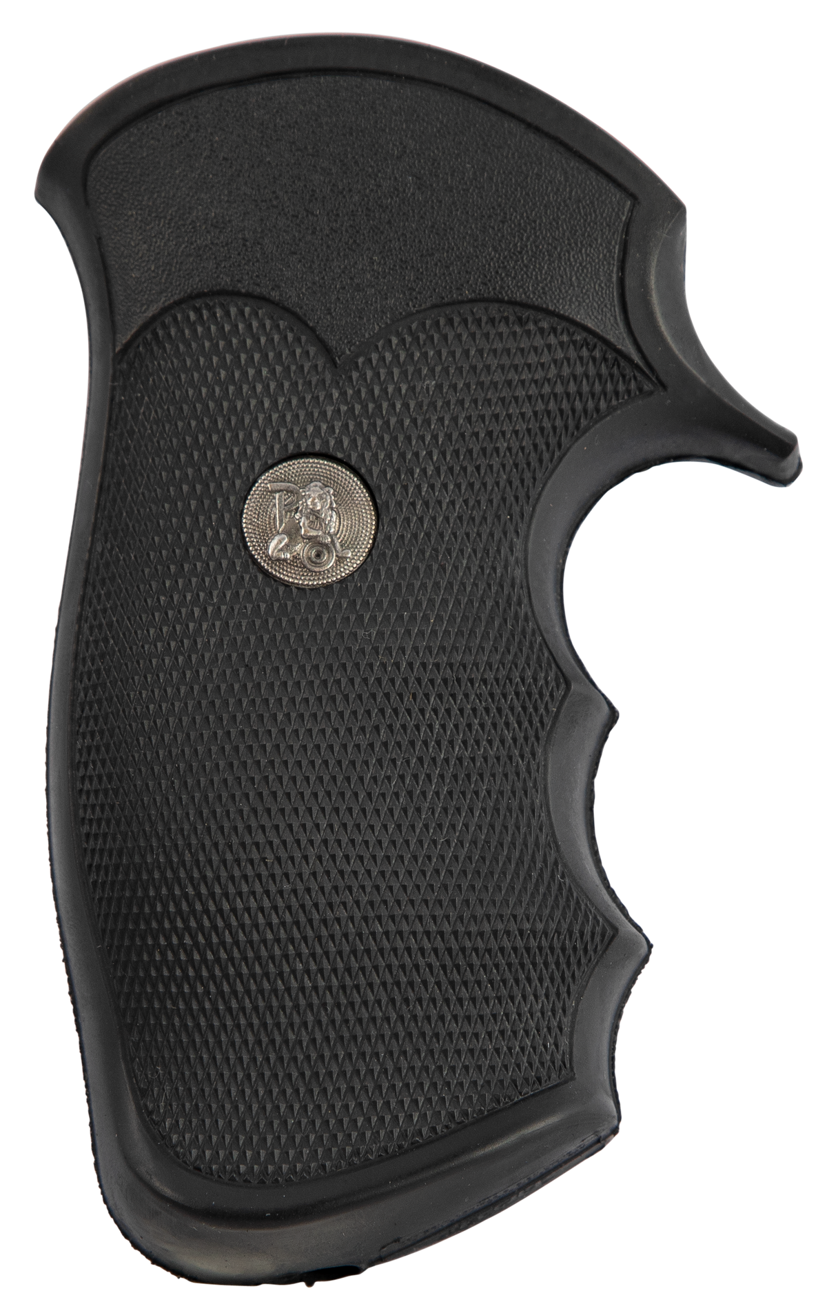 Pachmayr Decelerator Pistol Grip for T/C Contender - Checkered Black Rubber with Finger Grooves