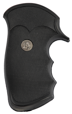 Pachmayr Decelerator Pistol Grip for T/C Contender - Checkered Black Rubber with Finger Grooves