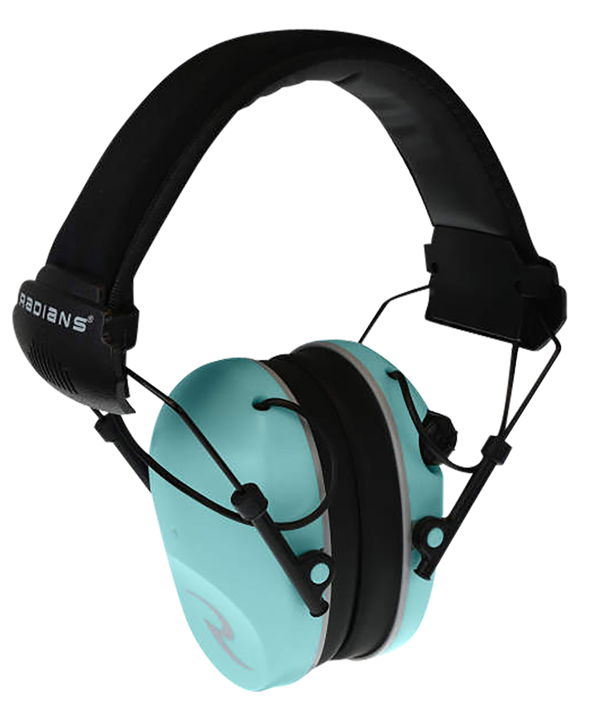 Radians R3220ECS R3200 Dual Mic Electronic Muff 23 dB Over the Head Aqua Blue