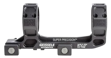 Geissele Automatics AR15 Super Precision 34mm Standard Scope Mount/Ring Combo - Black Anodized
