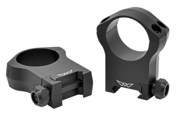 Warne 7217M Mountain Tech 30mm Ultra High 0 MOA Scope Rings - Matte Black