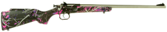 Crickett KSA2167 Youth 22 LR 16.12" 1-Rd Bolt Action Rifle - Muddy Girl Synthetic Stock